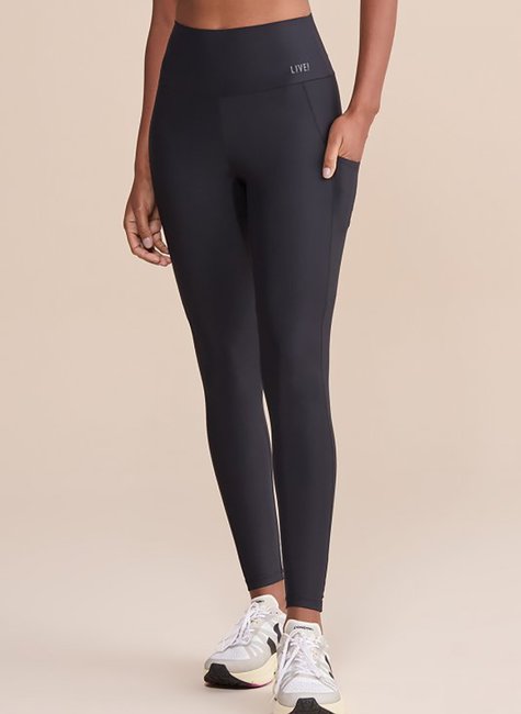 Cs Alto Academia Legging Feminina Preta Calça Legging Live