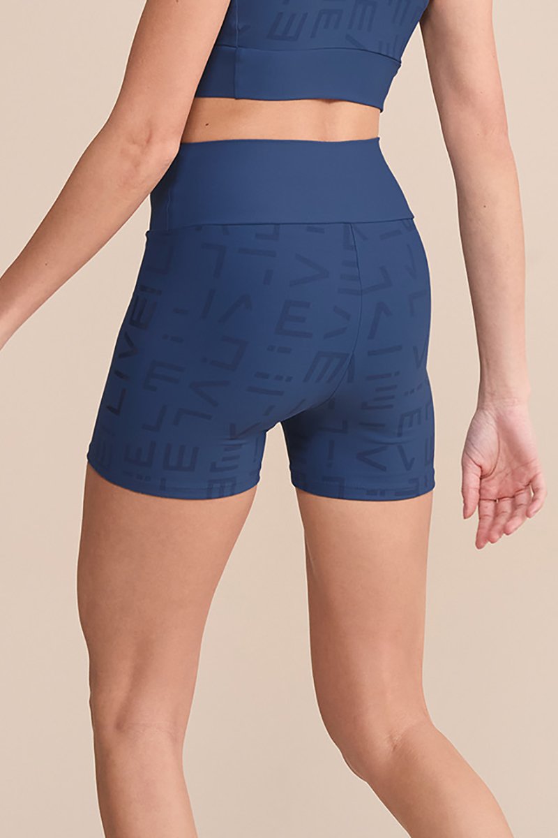 Shorts Fitness Live! Icon Hydefit Adaptiv Azul Fate