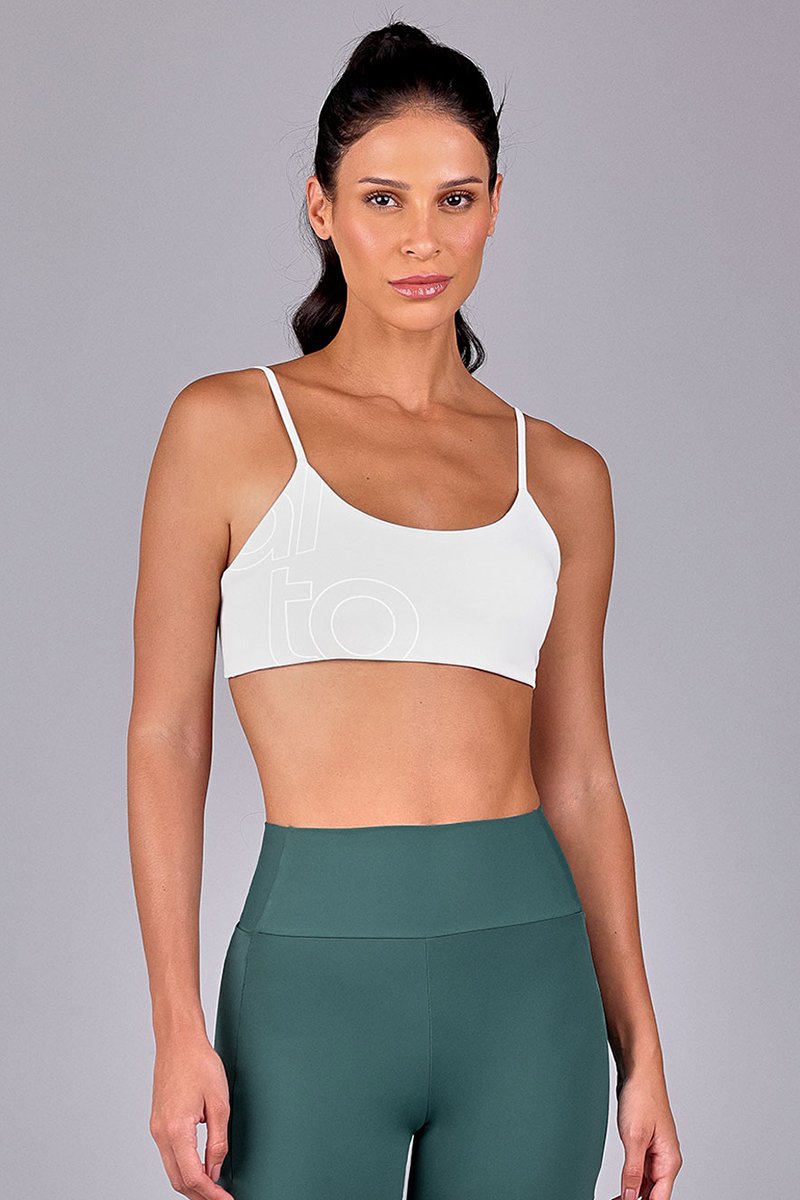 GREENCLOTHING ii (イイ) Calça Legging Alto Giro Estampa e Bolso Lateral Verde
