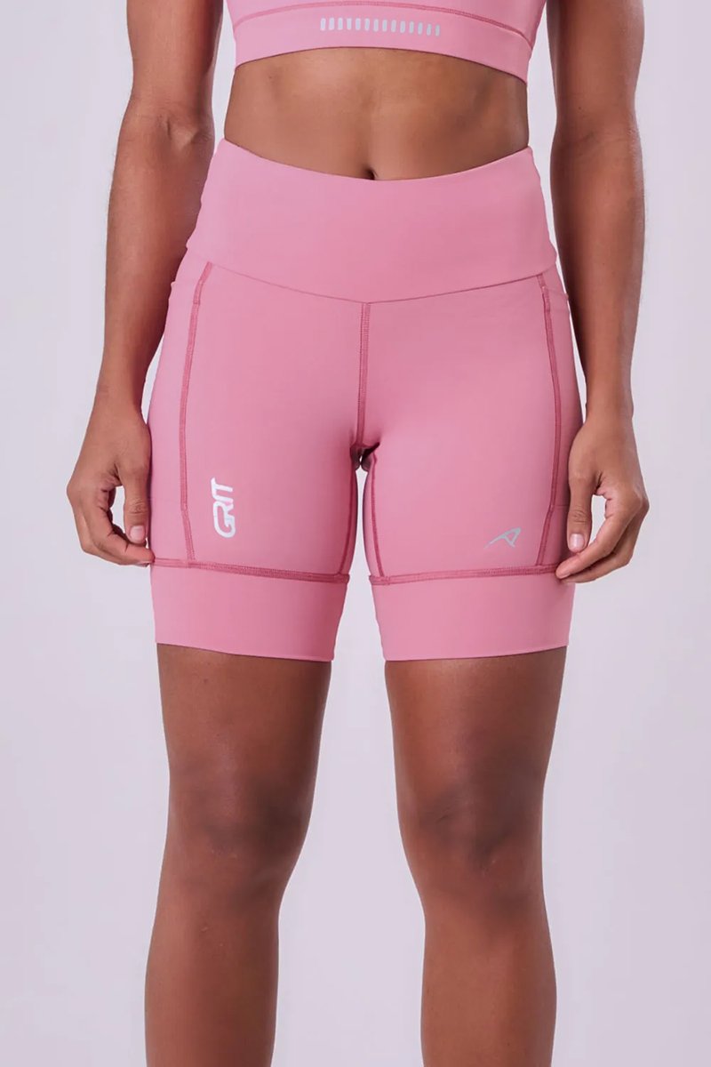 Bermuda Corrida Authen Grit Bossa 18cm Rosa Malva